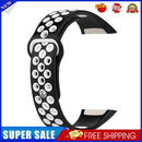 Watch Strap for HUAWEI HONOR Band 6 TPU Bracelet Wristband (Black White)