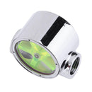 G1/4 5-Sheet Wheel Metal Water Flow Meter 44X 35X 25mm Cooler Zub