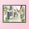2 Strands Street Corner Partial Embroidery Stamped Cross Stitch Home Decor Gifts