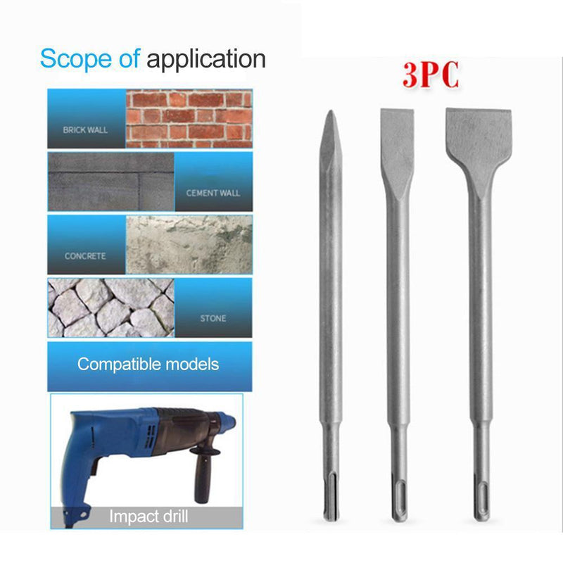 3pcs Carpenters Woodworking Carving Chisel DIY Detailed Wood Carving Hand Tools