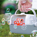 Bubble Gun Toys Charging Cartoon Suitcase Toys for Summer Parties (Ash) Newly
