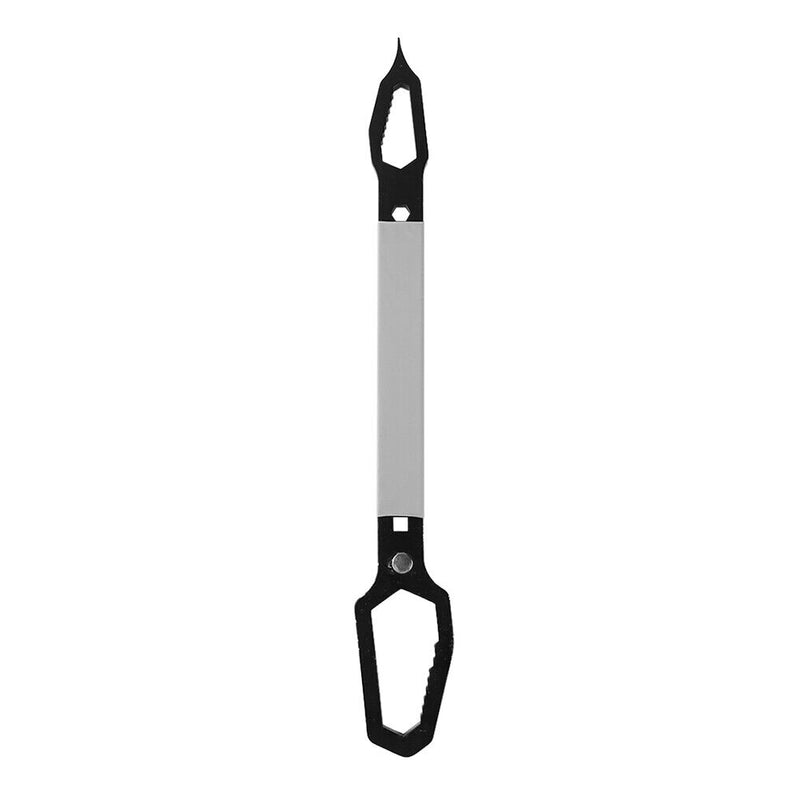 6-24mm Double-Head Wrench Multifunctional Self-Tightening Spanner (Black)