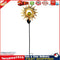 Solar LED Sun Moon Flame Light Retro Iron Landscape Lawn Lamps (C)(Yellow) Newly