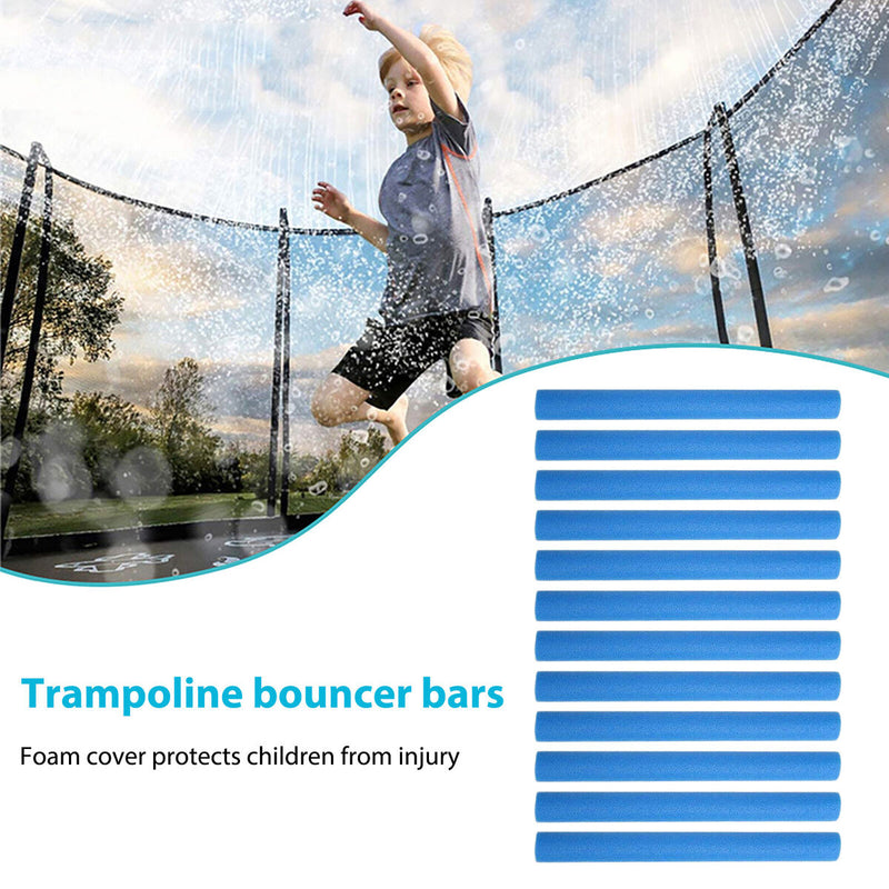 Trampoline Poles Cover - 40cm Trampoline Pole Padding Foam Sleeve 12 Pcs
