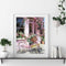 Window Bicycle Canvas Painted Oil Paint By Numbers Wall Art Modern Bedroom Decor