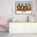 5D Diamond Painting Animal Full Round Drill DIY Wall Art Crafts Home Decora