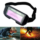 Anti-ultraviolet Solar Powered Auto Darkening Welding J6Y0 Helmet Eyes E0F2