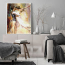 Dancing Couple Oil Paint By Numbers Wall Art Posters Picture Craft Home Decor