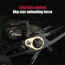 #A 7.2/1 Speed Ratio Low Profile Baitcasting Fishing Reel 13+1 Bearing Wheel Tac