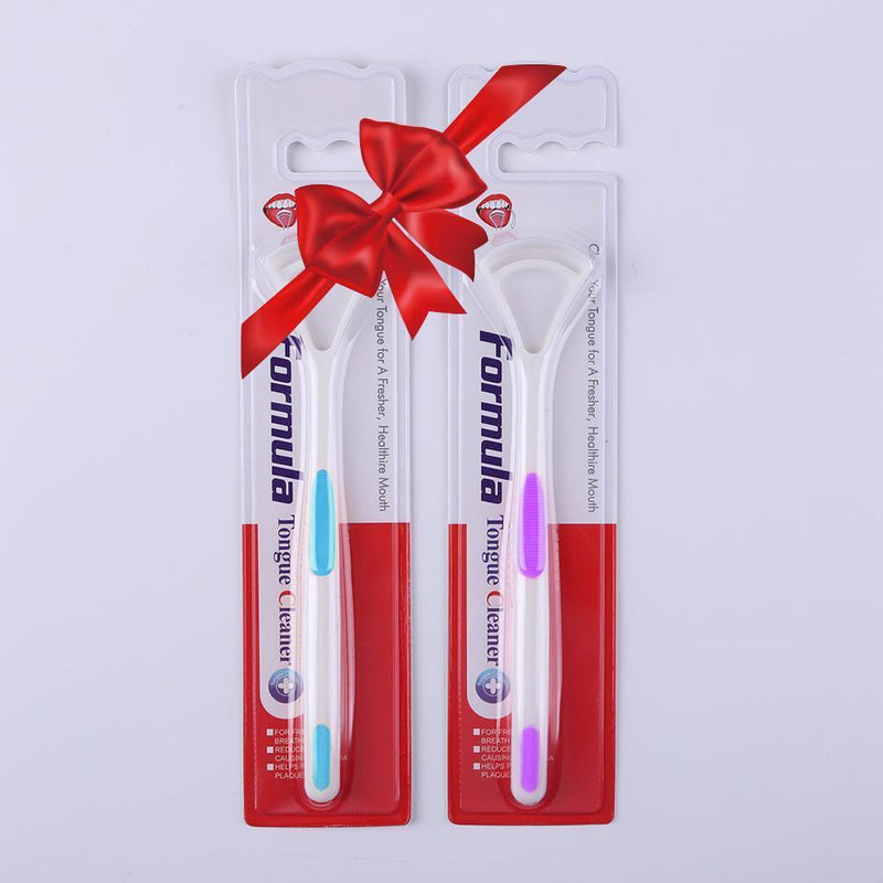 2pcs Tongue Scraper Tongue Brush Tongue Clean Tools Keep Fresh Breath Oral