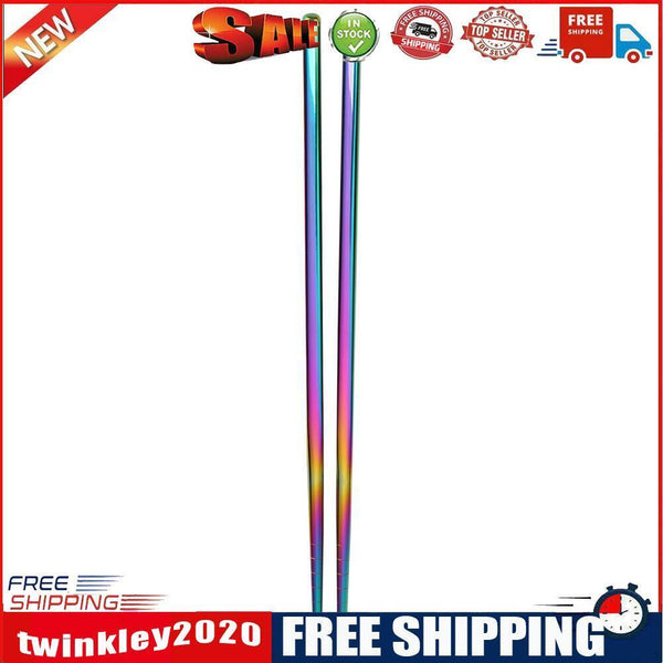 Stainless Steel Chopsticks Tableware Antiskid Food Sticks (Camouflage)
