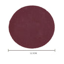 30pcs/set 125mm 80 Meshes Round Self-adhesive Sand Paper Flocking Sandpaper