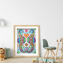 5D DIY Diamond Painting Hippo Partial Special Shape Drill Animal Picture Decor