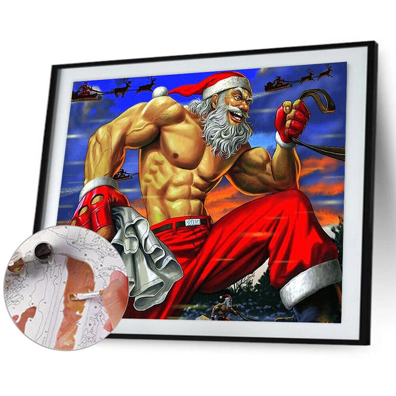 Christmas 50x40cm Oil Paint By Numbers Picture DIY Painting