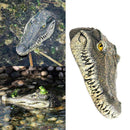 Artificial Crocodile Alligator Head Foam Floating Decoy Pond For Pool U8P7