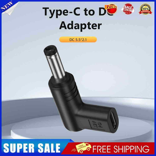 #A 12V Power Connector PVC Adapter Connector Universal PD Type-C To DC for Mini