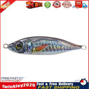 82mm 60g Metal Simulation Fishing Lures Jig Hooks Artificial Hard Bait (B) Newly