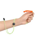 Outdoor Camping Hiking Whistle with Lanyard Rope Plastic Survival Emergency Tool