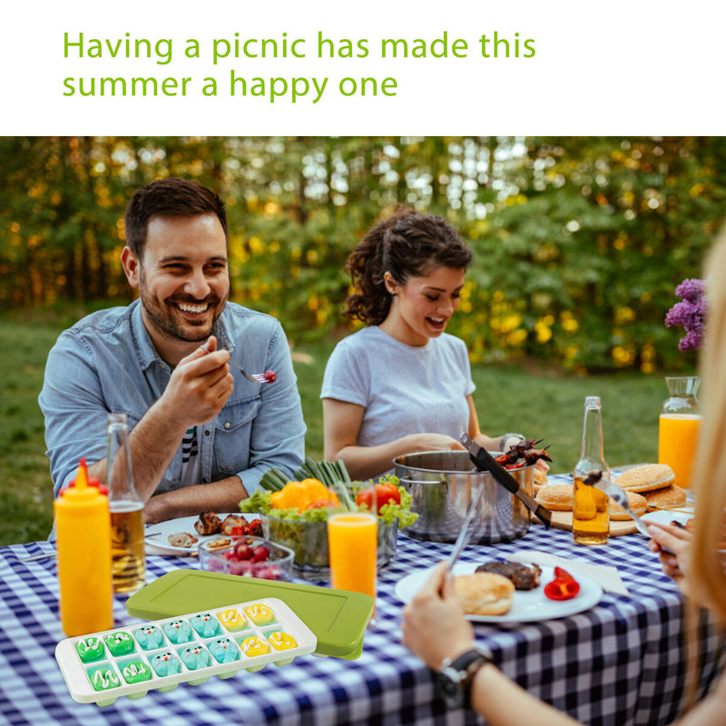 Ice Cube Trays Silicone - Molds Ice Cubes Maker for Whiskey Cocktails Bourbon