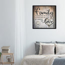 Full Cross Stitch 11CT Counted Family Love Embroidery DIY Handmade Needlework