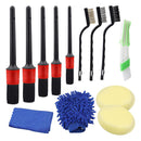 26x Car Detailing Brush Set Polishing Sponge Air Vents Rim Wheel Scrubber