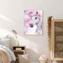 5D Diamond Painting Flowers Cartoon Horse Full Round Drill Mosaic DIY Rhinestone