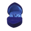 Anello Gioielli Argento Sterling 925 1CT Zaffiro Blu e Topazio Bianco Taglia 7 UC1