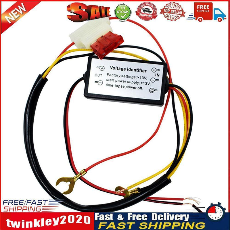 Car LED DRL Relay Harness Automatic On/Off Control Module Dimmer 12-18V DC Newly