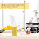 Portable Condiment Bottles with Cover - Clear Bottles for Easily Identity