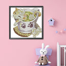 Flower Animal Cross Stitch 14CT Stamped Canvas DIY Embroidery Home Decoration