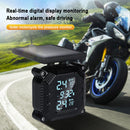 USB Solar Motorcycle TPMS Wireless Tire Pressure Monitoring Alarm System Newly