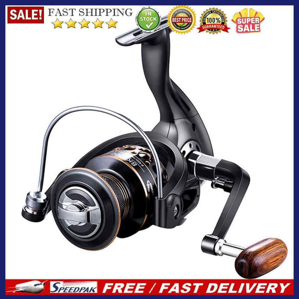 2000-7000 Series Fishing Reel Metal Spool Spinning for Sea Carp Fishing Tac