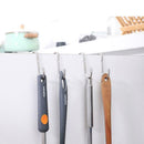 Magic Dual Over Door Hooks Storage Kitchen Cabinet Steel Hook Door L0E4