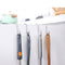 Magic Dual Over Door Hooks Storage Kitchen Cabinet Steel Hook Door L0E4