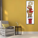 Subcross Stitch 14CT Cotton Thread Christmas Deer DIY Counted Embroidery
