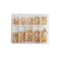 101pcs Fishing Hook Set Carbon Steel Single Fishing Jig Barbed Carp Hooks Tackle