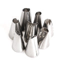 24pcs Stainless Iron Icing Piping Nozzles Pastry Cake Decorating Tool Set