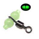 20x Luminous 3 Way Fishing Rolling Swivels Fishhook Lure Line Connector (2)
