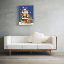 #A Santa Claus 5D DIY Diamond Painting Kits Full Round Drill Wall Rhinestone Dec