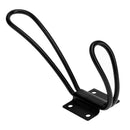 1pc Retro Metal Double Prong Hook Home Door Wall Towel Clothes Hat Hanger
