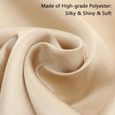 Wedding Table Cloth Faux Satin Cloth Square Table Napkins Dinner Decor
