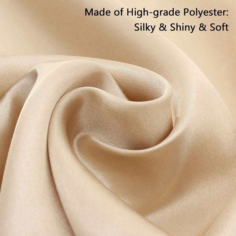 Wedding Table Cloth Faux Satin Cloth Square Table Napkins Dinner Decor