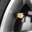 4pcs Beads Car Wheel Tire Valve Caps Auto Truck Tyre Rim Stem Dust Air Cover Set