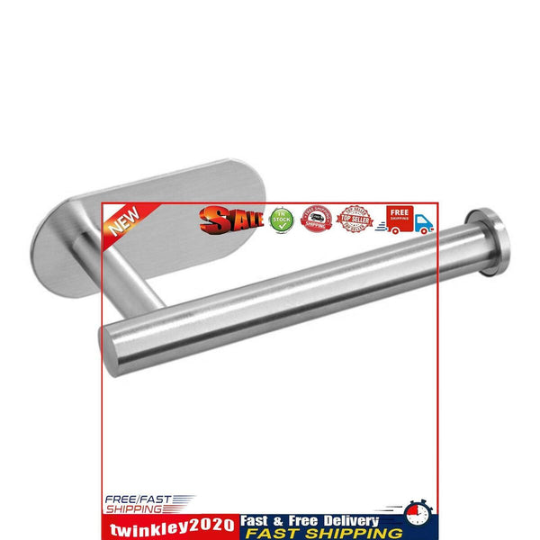 Toilet Paper Holder Adhesive Bathroom Tissue Holder Paper Roll Wall Stand Newly