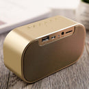 Bluetooth-compatible Speaker Temperature LCD Display FM Radio Alarm Clock(G
