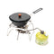 Outdoor Portable BBQ Grilling Basket Stainless Steel Foldable Barbecue Gril