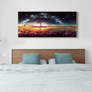 Star on the Lake 5D DIY Diamond Painting Full Round Drill Embroidery Canvas Arts