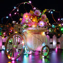 Solar String Lights Waterproof Copper Wire Fairy Lamp (Multicolor 200LED) Newly