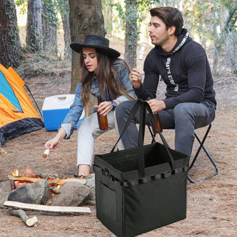 Camping Tool Bag Folding Outdoor Large-capacity Tote Bag Picnic Firewood Handbag