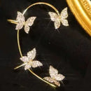 Men Jewelry Party Rhinestones Ear Cuff Ear Wrap Tragus Earrings Non Piercing